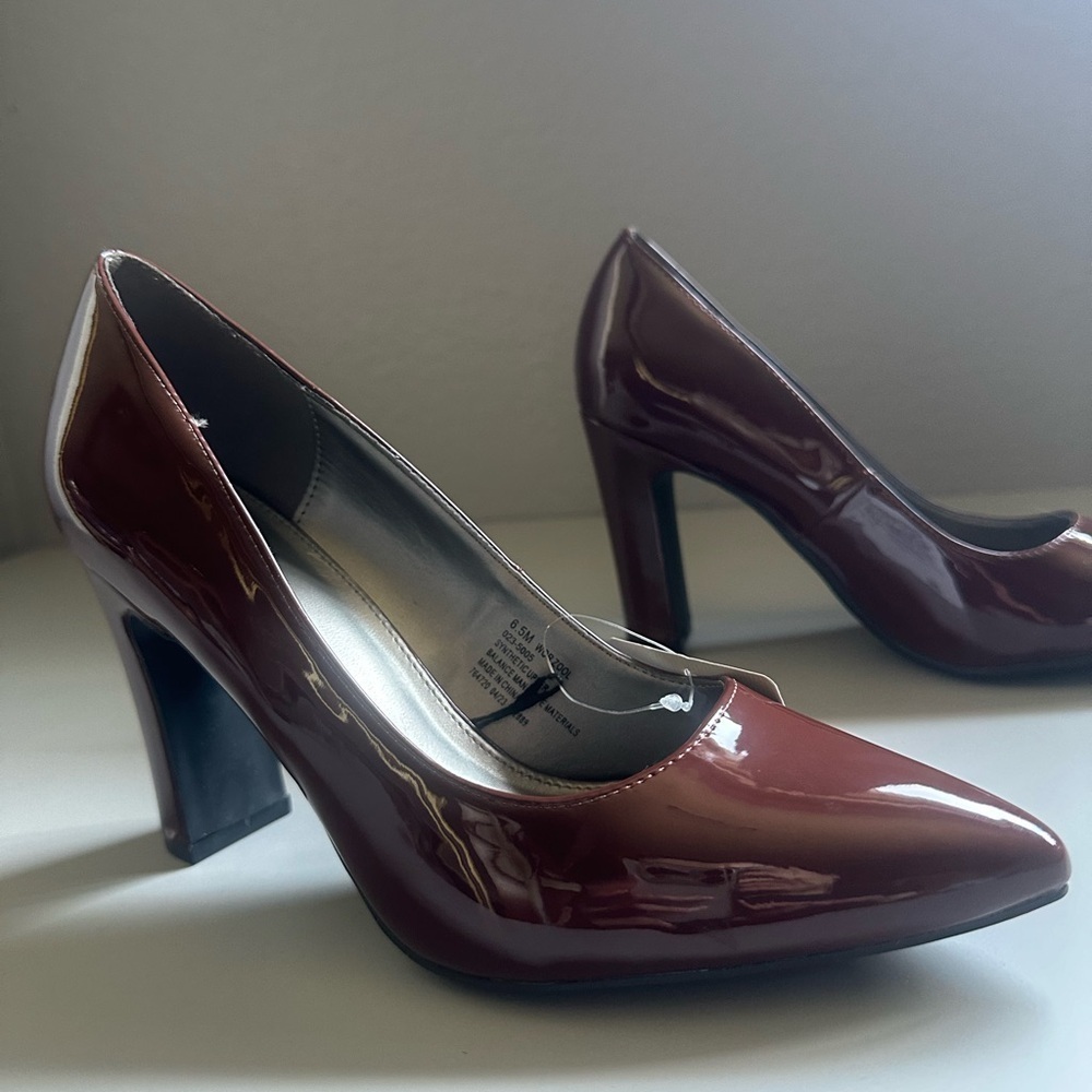 Worthingtong Zool Pointed Toe Block Heel Pumps Wo… - image 5